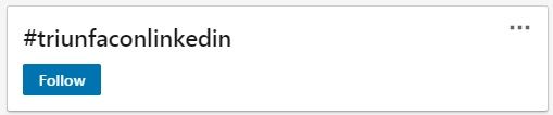 LinkedIn hashtags - Seguir un hashtag